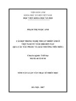 Cái đẹp trong nghệ thuật nhiếp ảnh ở Việt Nam từ năm 2000 cho đến nay (qua các triển lãm và các giải thưởng tiêu biểu) tt