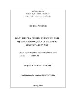 Địa vị pháp lý của hội cựu chiến binh việt nam trong quản lý nhà nước ở nước ta hiện nay
