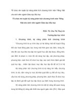 Tổ chức rèn luyện kỹ năng phân tích chương trình môn tiếng việt cho sinh viên ngành giáo dục tiểu học 