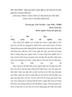 Sinh viên NCKH   giáo dục hành vi giao tiếp có văn hoá cho trẻ mẫu giáo lớn ở trường mầm non 