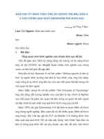 Sinh viên NCKH  giáo dục kĩ năng thích ứng xã hội cho trẻ mẫu giáo 5 6 tuổi thông qua hoạt động khám phá khoa học 