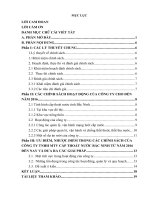 Báo cáo kiến tập:CÁC CHÍNH SÁCH CỦA CÔNG TY TNHH MTV CẤP THOÁT NƯỚC BẮC NINH TỪ NĂM 2016 ĐẾN NAY VÀ ĐƯA RA CÁC GIẢI PHÁP