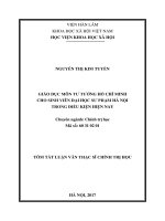 Phương pháo giáo dục môn Tư tưởng Hồ Chí Minh cho sinh viên Đại học Sư phạm Hà Nội trong điều kiện ngày nay (tt)