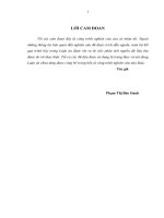 Hoàn thiện cơ chế điều hành lãi suất của ngân hàng nhà nước việt nam trong điều kiện nền kinh tế thị trường