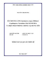 Sâu keo da láng Spodoptera exigua (Hübner) (Lepidoptera Noctuidae) hại hành hoa và biện pháp phòng chống tại Hưng Yên(tt)