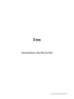 Tài liệu nghiên cứu về Btree