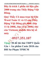 Bảng biến thiên và đồ thị HS giải chi tiết hot