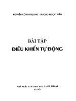 Bài tập điều khiển tự động nguyễn công phương, trương ngọc tuấn 