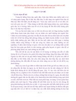 Một số biện pháp đảm bảo các chất dinh dưỡng trong quá trình sơ chế, chế biến món ăn cho trẻ lứa tuổi mầm non 