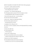 MỘT số cụm ĐỘNG từ đi kèm với GIỚI từ HAY gặp trong tiếng anh