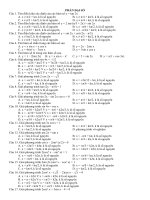 Đề cương toán 11 HK1