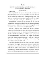 SKKN đổi mới PHƯƠNG PHÁP dạy học môn TIẾNG ANH ở trường THCS