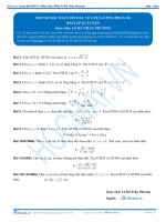 Tổng hợp lý thuyết và Bài tập về Dạng Tìm Cực Trị  Ôn thi đại học