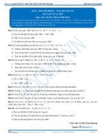 Tổng hợp Lý thuyết và bài tập về Tọa độ mặt phẳng  Ôn thi đại học