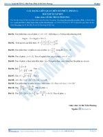 Tổng hợp kiến thức và Dạng bài tập Số phức  Ôn thi đại học