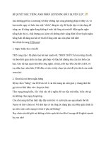 BÍ QUYẾT học TIẾNG ANH PHẦN LISTENING đầy QUYỀN lực