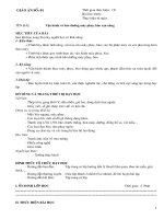 GIAO AN TICH HOP phay bao mat phang  song song vuông goc nghiêng