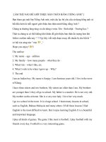 LÀM THẾ nào để GIỚI THIỆU bản THÂN BẰNG TIẾNG ANH