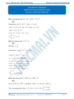 Tổng hợp các dạng bài tập thi đại học môn Toán  Phương trình, Hệ phương trình 1