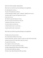 làm thế nào để nói tốt hoặc xấu về một vấn đề trong tiếng anh