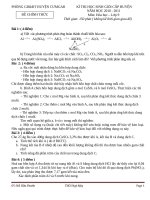 đề thi HSG hóa thcs huyện cumgar 2010 2011