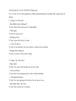 Cách dùng to và for TRONG tiếng anh