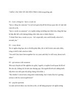 7 mẫu câu nói về CHUYỆN TÌNH cảm trong tiếng anh