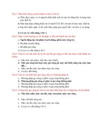 Đề cương ôn An toàn lao động có đáp án