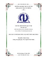 Tiểu luận quản trị học: Môi trường quản trị bên trong của công ty bánh kẹo hải hà