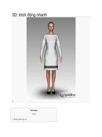 Huong dan su dung 3D trong optitex