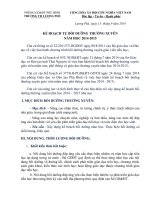 HẠNH   kế HOẠCH bồi DƯỠNG THƯỜNG XUYÊN  chị hanh 2014 2015 