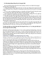 Các biện pháp phòng chống cháy nổ trong gia đình 