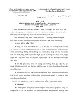 BÁO cáo CUỘC THI tìm HIỂU KIẾN THỨC PHÁP LUẬT 