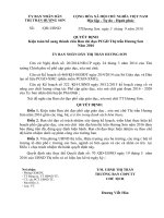 QUYẾT ĐỊNHKiện toàn bổ sung thành viên Ban chỉ đạo PCGD Thị trấn Hương SơnNăm 2016