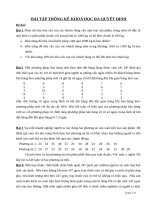 BÀI tập THỐNG kê KHOA học RA QUYẾT ĐỊNH 