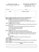 Câu hỏi kiểm tra cuối học kỳ 1 lớp 5 