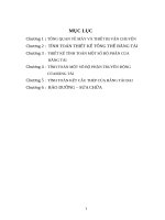 Bản vẽ autocad thiết kế cấu tạo chi tiết băng tải