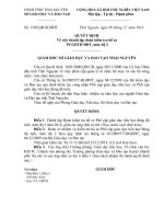 Quyết định kiểm tra phổ cập thang 12 