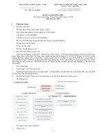 BÁO CÁO THƯỜNG NIÊN TỔNG CÔNG TY ĐỨC GIANG NĂM 2015