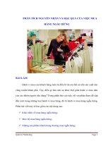 sự khác nhau về đặc điểm tâm lý của người mua hàng là nữ giới và nam giới 