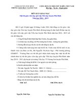 BIÊN BẢN KHAI MẠCHội thi giáo viên dạy giỏi cấp Tiểu học huyện Phú Bình Năm học 2014 – 2015