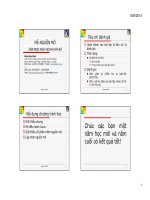 bài giảng mã nguồn mở