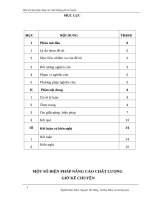 SKKN một số BIỆN PHÁP NÂNG CAO CHẤT LƯỢNG GIỜ kể CHUYỆN