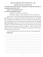 DẪN CHƯƠNG TRÌNH lễ KHAI GIẢNG năm HỌC 2013 2014 