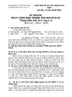 ke hoach  hoat dong cua BTTND 