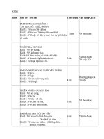 kế hoạch dạy học MT  đan mạch 