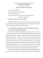 Sáng kiến kinh nghiệm: Một số biện pháp nâng cao chất lương học sinh năng khiếumôn Toán, Tiếng Việt lớp 5 tại trường Tiểu học Thị trấn Hương Sơn–Phú Bình–hái Nguyên