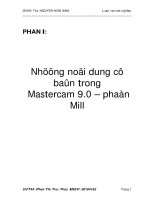 Hướng dẫn mastercam v9 0 (milling)