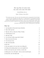 Đại số tuyến tính - Trần Đức Anh bai tap dstt nam 1