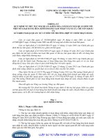 Thông tư số: 94 2014 TT-BTC quy định về thủ tục hải quan, giám sát hải quan đối với một số loại hàng hóa kinh doanh tạm nhập tái xuất,... năm 2014.